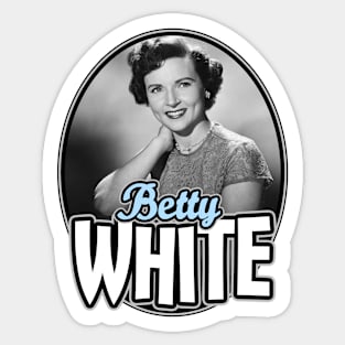 Betty White: The Queen Of Classic TV Sticker